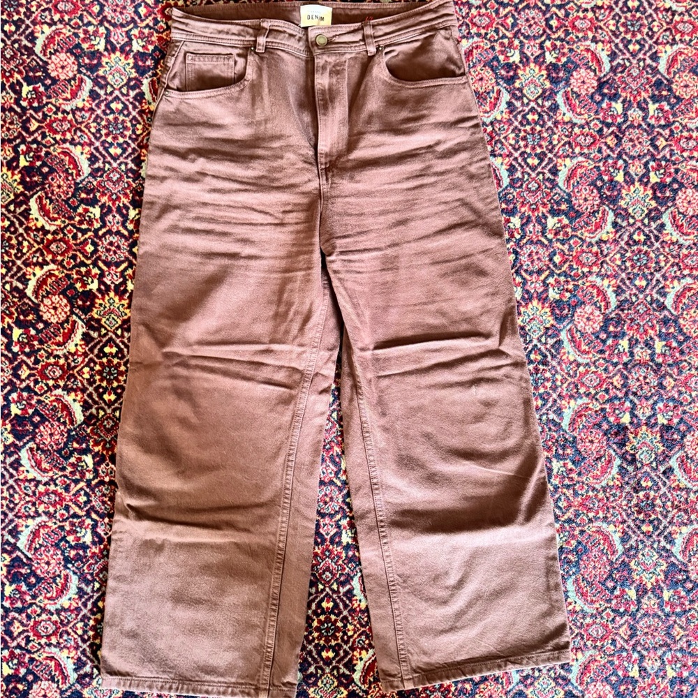 Sezane Le Crop Brown - Size 10
